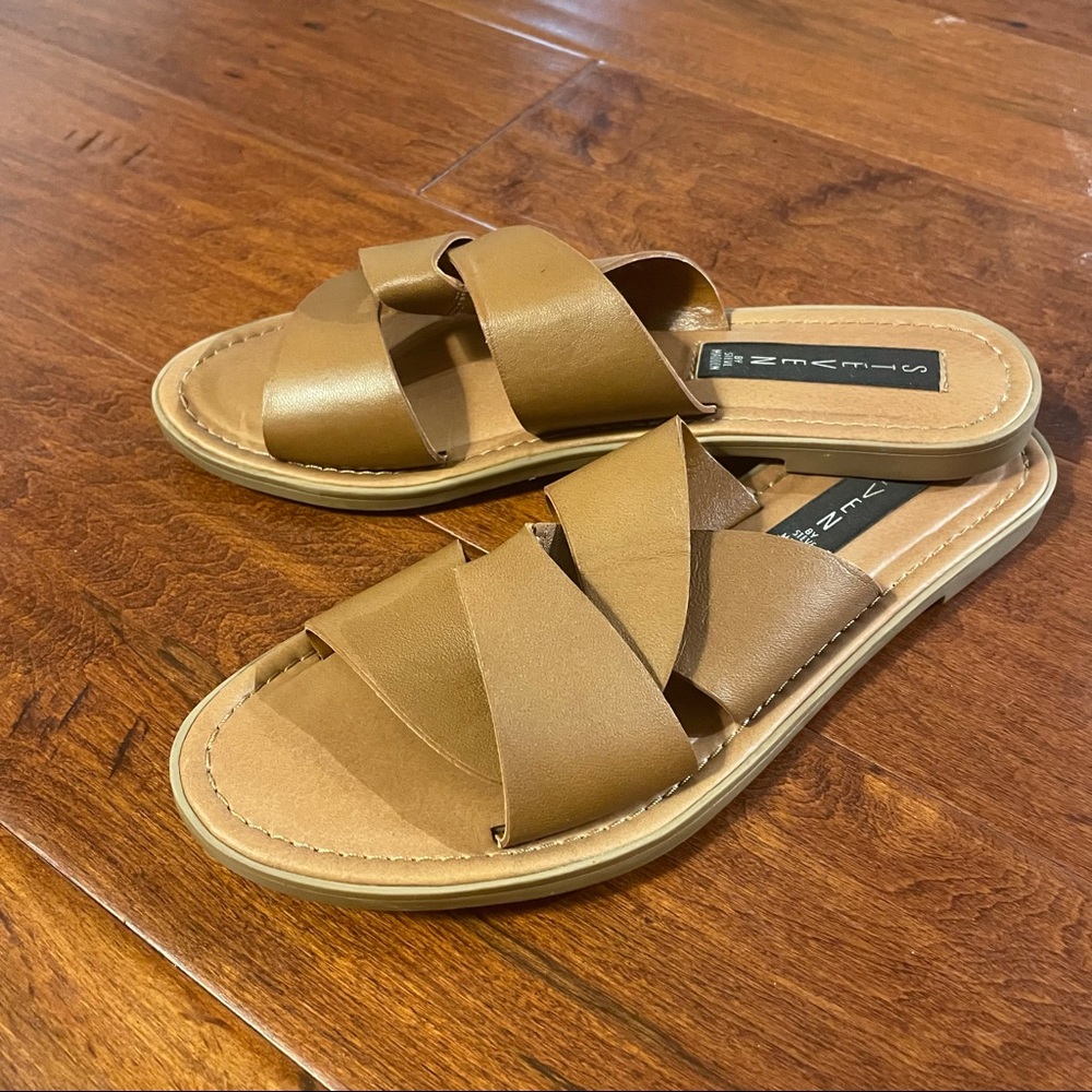 Steven By Steve Madden Leather Slides - image 2